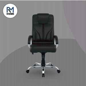 RM HOME Jones Leather High Back Brown Executive Chair