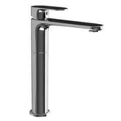 Jaquar Opal Prime Black Chrome Single Lever Tall Boy with 150mm Extension Body & 600mm Braided Hose, OPP-BCH-15005BPM