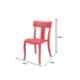 Supreme Deck Wooden Looks Red Plastic Cafeteria Chair (Pack of 4)