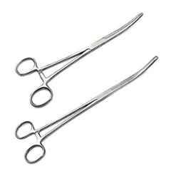 Forgesy Stainless Steel Curved Hemostat Locking Clamp, X53 (Pack of 2)