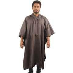 Mallcom Cumulus 120GSM Polyester Grey PU Coating Raincoat, Size: Free