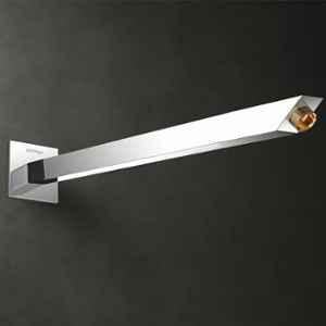 Plantex 18 inch Shower Arm for Overhead Shower/Stainless Steel Shower Pipe/Wall Mount Bathroom Fitting with 1/2 inch Thread (Chrome)