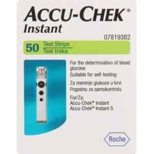 Accusure Accu-Chek Instant 50 Pcs Glucometer Strips Box