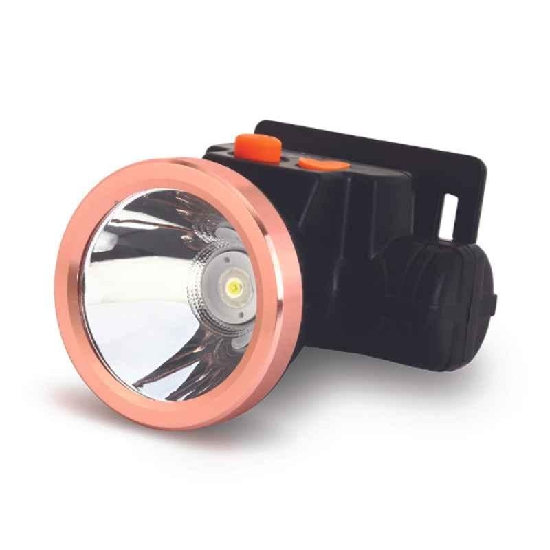 Impex 3W 1200mAh Pink & Black Rechargeable LED Head Lamp Flashlight, HL 2201