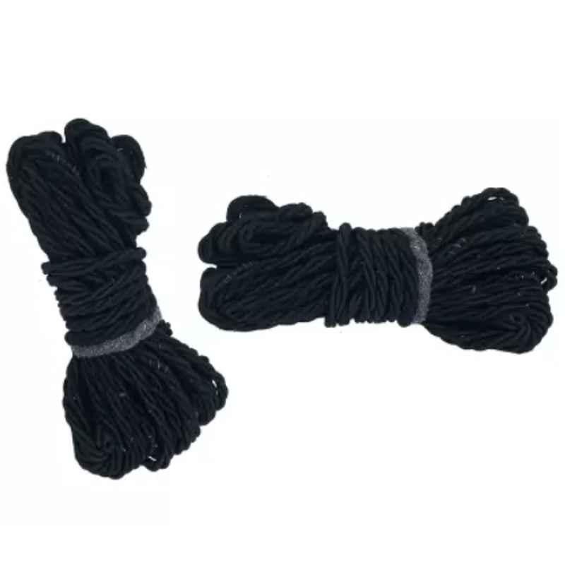 Znee Smart ZS-R2B Black Leg Crash Guard Black Rope (Pack of 2)