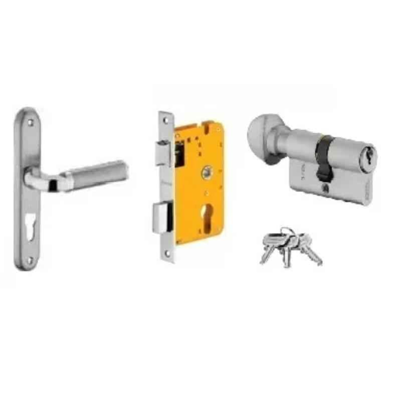 Dorset HL Series Inspire 70mm Stainless Steel Patina Finish Door Handle Lock Set with Knob & Key (Pack of 2)