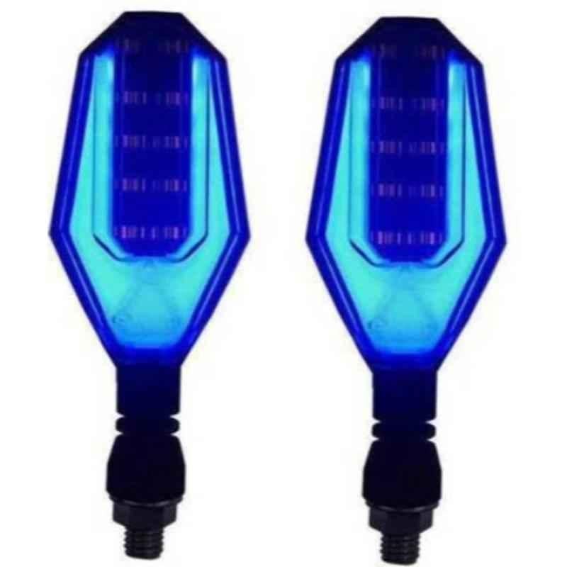 Buy JBRIDERZ 4 Pcs U Type Style White Blue LED Indicator Set for