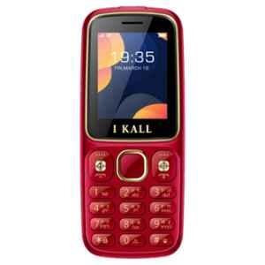 I KALL K43 1.8 inch Dual Sim Red Keypad Feature Mobile Phone, K43-N-RED