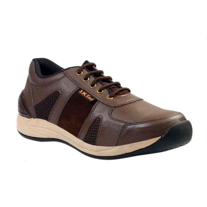 JK Steel JKPI002BN Steel Toe Work Safety Shoes, Size: 10