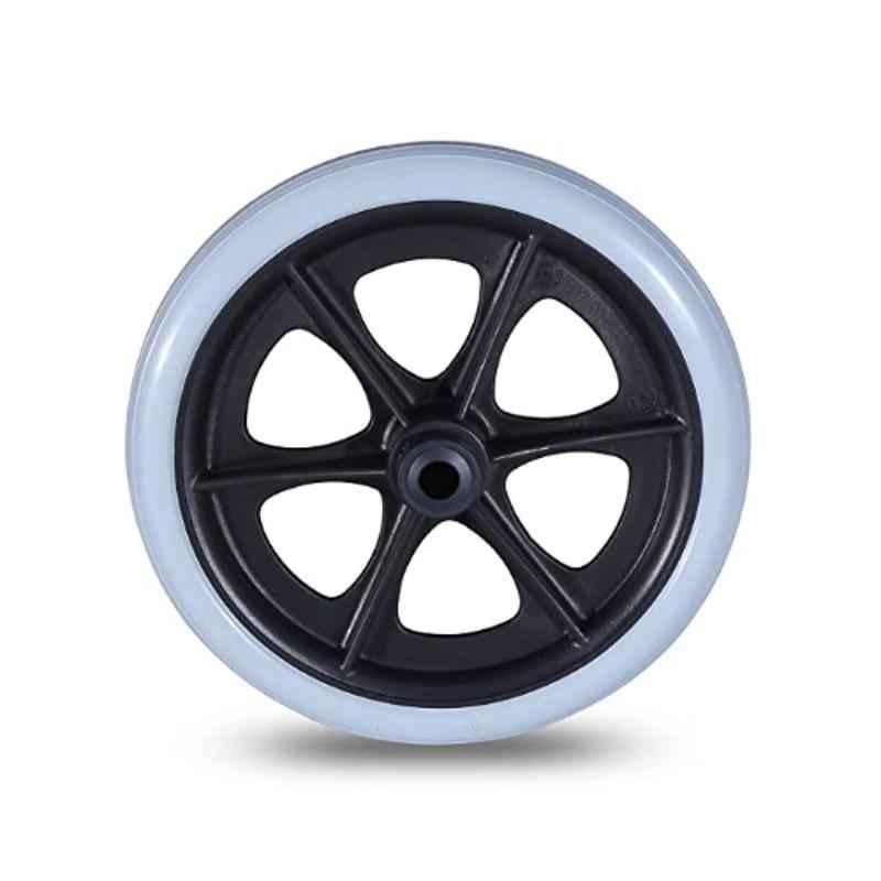 Smart Care 10cm Grey Alloy Steel Front Wheel for Wheelchair