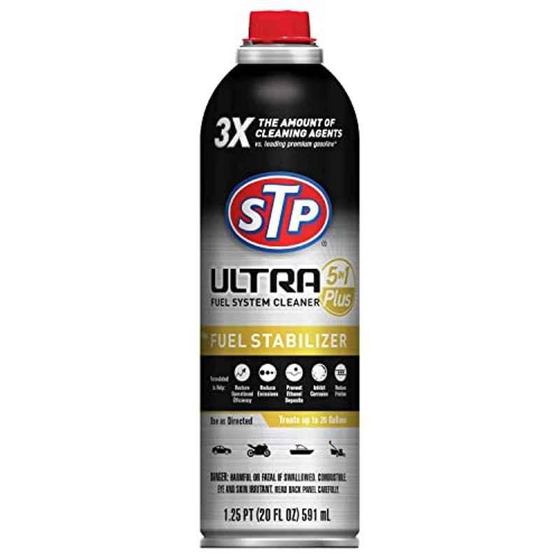 STP 591ml Ultra 5 In 1 Fights Engine Friction Fuel System Cleaner, 18315