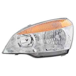 Uno Minda LHS Yellow Lens Hard Coated Headlight with Wire for TATA Indigo CS, HL-55008AY