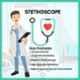 Shakuntla 24 Inch Blue Single Head Cardiology Stethoscope
