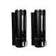 ZAP 500ml Black Plastic Wall Mount Liquid Soap Dispenser (Pack of 2)