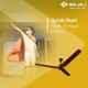 Bajaj New Bahar 310rpm Brown Ceiling Fan, Sweep: 1400 mm