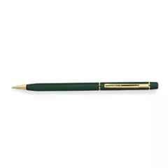 Unomax Glen 0.7mm Blue Ball Pen with Green Body