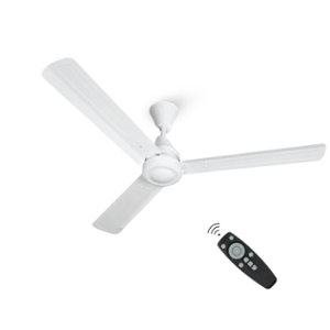 Kemajuan Synapse 32W 350rpm 5 Star White BLDC Ceiling Fan with Remote & 2 Years Warranty, KFN01SY, Sweep: 1200mm