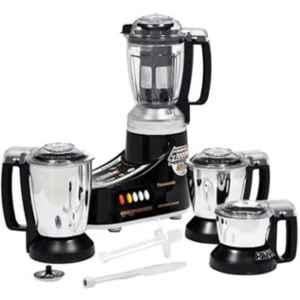 Panasonic 550W Black Juicer Mixer Grinder with 3 Stainless Steel Jars & 1 Juice Extractor Jar, MX-AC 460