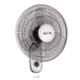 iBELL 50W 1350rpm Black & Ivory Wall Fan, IBLWF9816, Sweep: 406 mm