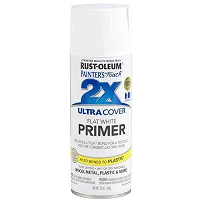 Rust-Oleum 340g Ultra Cover 2X White Primer Spray Paint, 249058