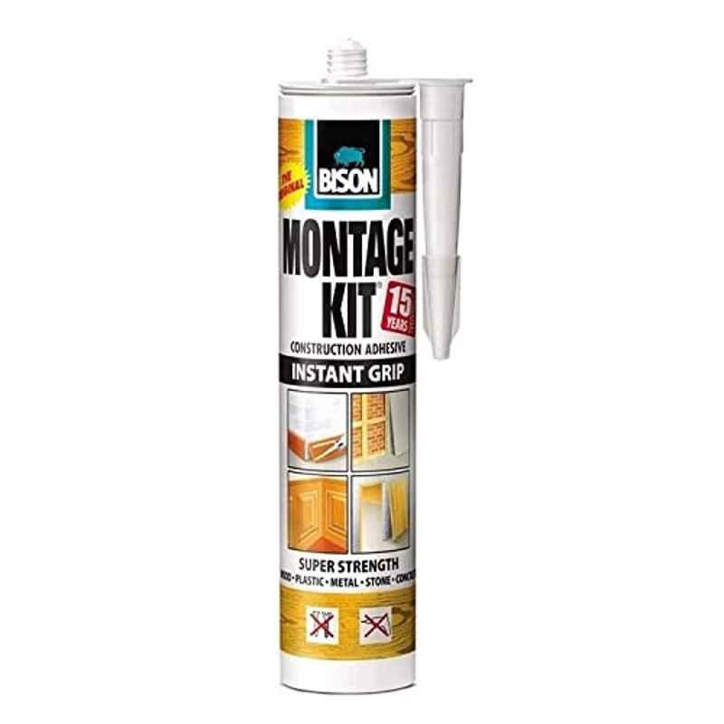 Bison Montage Kit 350g Silicone Super Strength Construction Glue