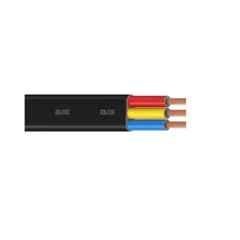 Polycab 1.5 Sqmm 3 Core Copper PVC Insulated Flat Submersible Cable, Length: 50 m