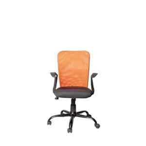 Valley Green Sigma Nylon Orange Medium Back Ergonomic Office Chair