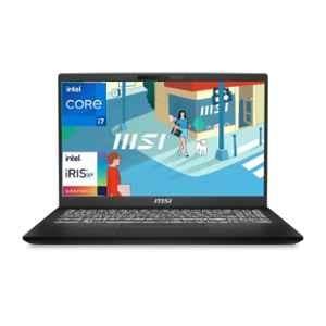 MSI Modern 15 H C13M-217IN Classic Black Laptop with 13th Gen Intel Core i7/16GB/1TB/DDR4/Intel Iris Xe Graphics/Windows 11 Home & 15.6 inch FHD Display