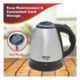Inalsa Aroma Kwik 1350W 1.5L Stainless Steel Brush Finish Black & Silver Electric Kettle