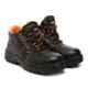 Agarson Innova Steel Toe Black & Orange Work Safety Shoes, Size: 6