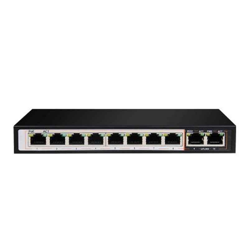Buy Hikvision DS-3E0109P-E/M 8 Port Fast Ethernet Unmanaged POE Switch  Online At Price ₹4449