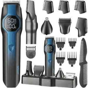 VGR V-173 Blue Professional 13 in 1 Grooming Kit with 3.5hr Runtime & 4 Length Setting & 1 Year Warranty
