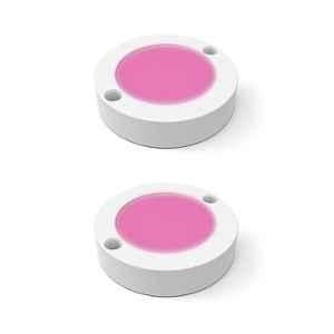 Fybros Zest 3W Polycarbonate Pink Round Decoration Surface Light for Home, FLS5883B (Pack of 2)