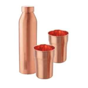 Cello Moksh 3 Pcs Copper Gift Set, CCBT000008 (Pack of 2)