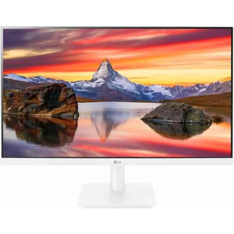 LG 24MP400W 23.8 inch (60.96cm) IPS Full HD Monitor with 3-Side Virtually Borderless Design, White