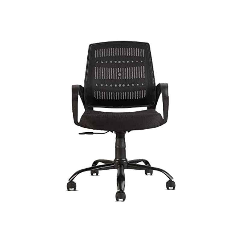 CELLBELL Neso C106 Mesh Medium Back Black Ergonomic Chair, CBHKFOC1113