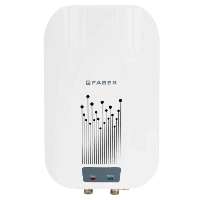 Faber Zippy 5.9 5.9 Litre 6.5bar White Instant Geyser with 2 Years Warranty, 119.0740.595