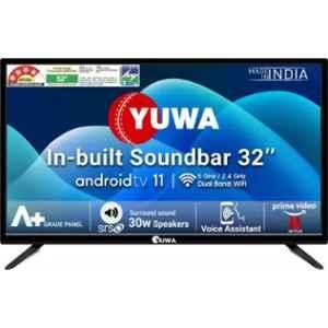 Yuwa 32 inch HD Ready IPS Panel Smart Android LED TV with Soundbar