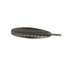 RAB Leaf 96mm Zinc Antique Brass Finish Drawer Pull Handle (Pack of 3)