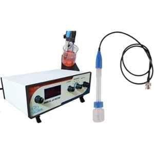 Bio Gene 0-14 pH White & Grey 2 Point Calibration pH Meter with pH Electrode & Sensor