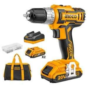 Ingco 20V Lithium-Ion Cordless Drill, CDLI2002