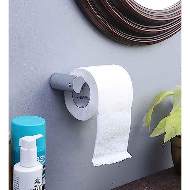 Wall Toilet Paper Holder Kitchen Paper Roll Holder Aluminum Tissue Paper  Organizer Paper Dispenser Phone Stand Bathroom Shelves