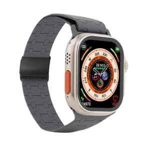 I Kall W9 2.19 inch HD Display Bluetooth Calling Gray Smart Watch with Sp02 Tracking & Multiple Sports Modes