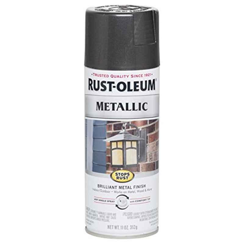 Rust-Oleum Stops Rust 11oz Charcoal 244228 Metallic Spray Paint
