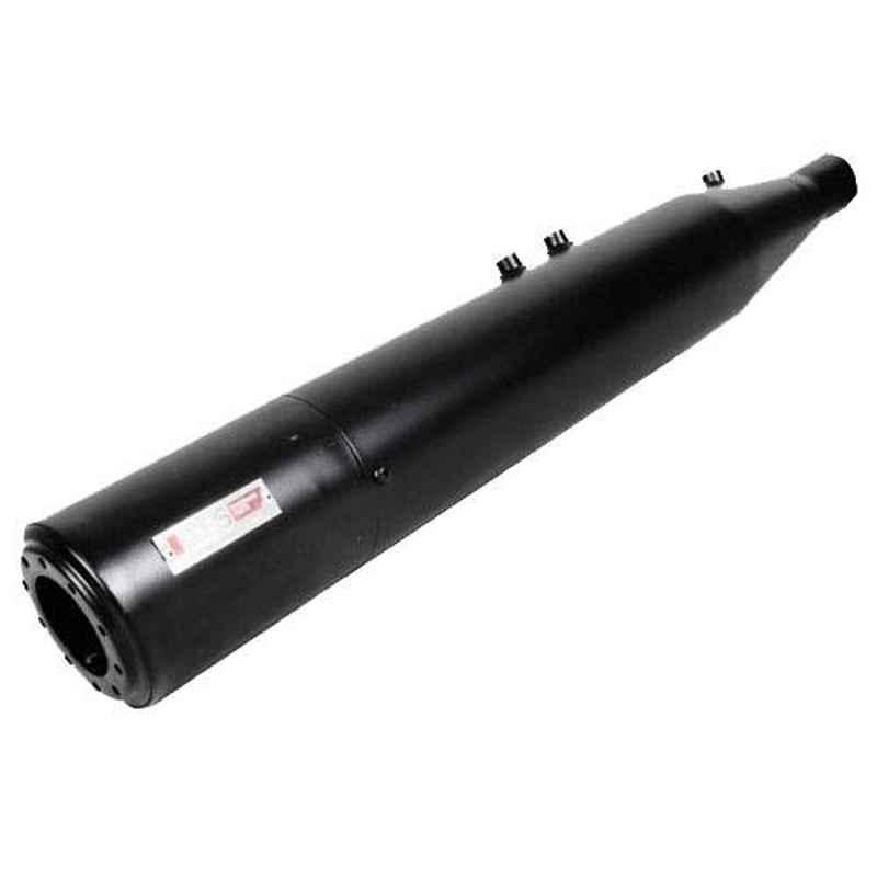 AllExtreme EX127 Black Megaphone Silencer with Glasswool