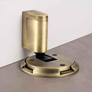 Plantex Zinc Antique Brass Door Stopper for Home, SDM-02