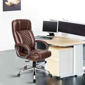 Rose I10 Leatherette Brown High Back Executive Chair