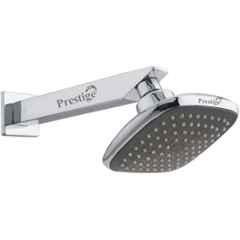 Prestige GALAXY 4x4 inch ABS Chrome Finish Eeco Collection Bend Shower with Stainless Steel Arm