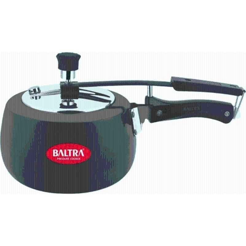 Baltra Orion 2 Litre Hard Anodised Black Inner Lid Induction Base Pressure Cooker, BHA-128