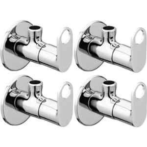 Fastgear Prime Brass Chrome Finish Angle Wall (Pack of 4)